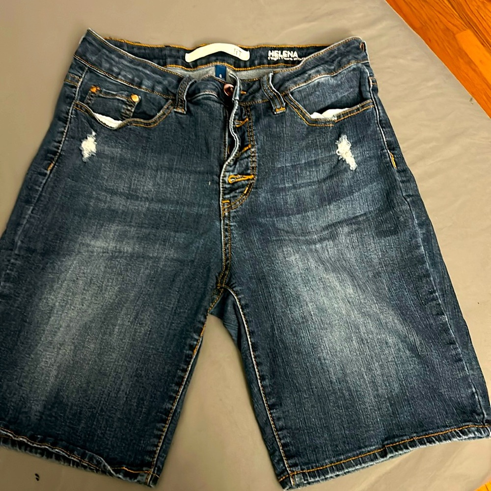 High rise shorts
